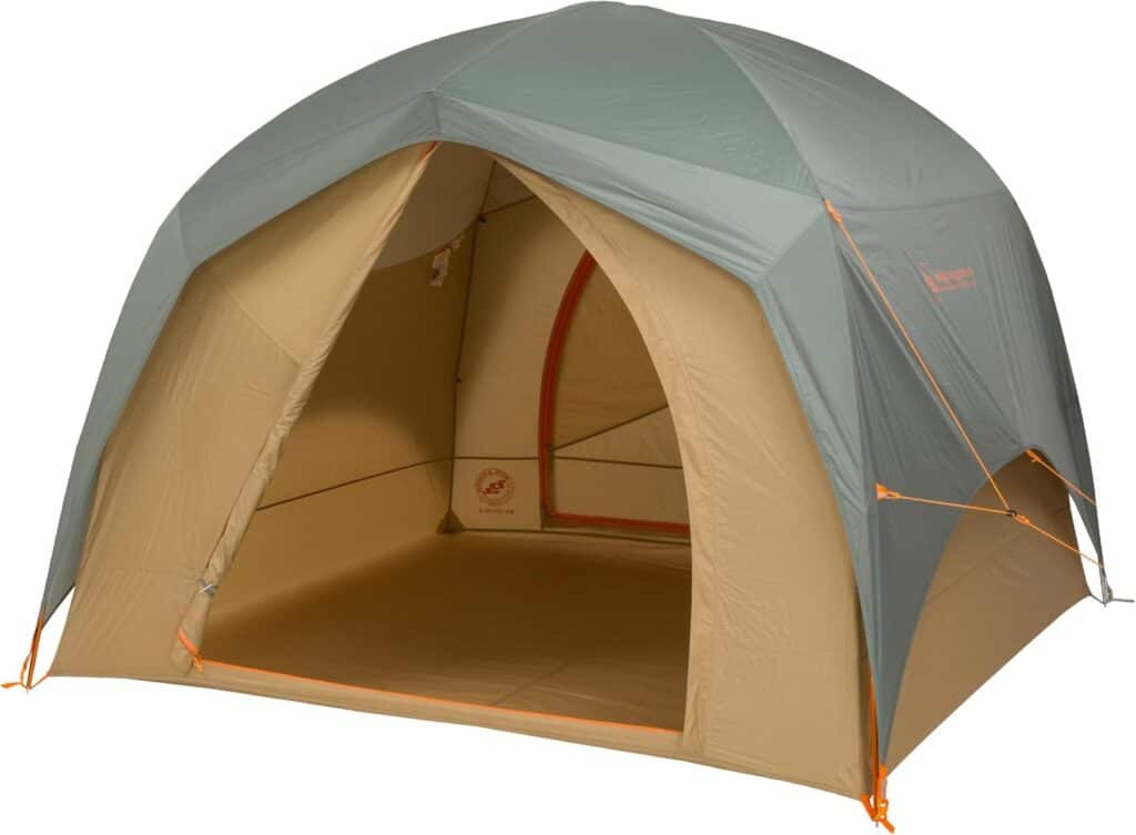 Lightweight backpacking tent for outdoor camping and survival adventures.