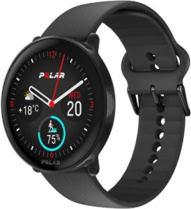Smart outdoor smartwatch with GPS, weather, and fitness tracking for survival preparedness.