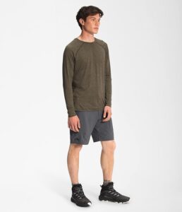 Men’s outdoor hiking long sleeve shirt for survival and active outdoor adventures.