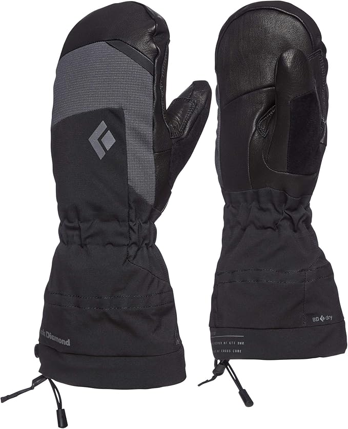 Waterproof insulated winter gloves designed for outdoor survival and cold weather activities. Features durable materials, adjustable wrist cuffs, and touchscreen fingertips for versatile outdoor use.